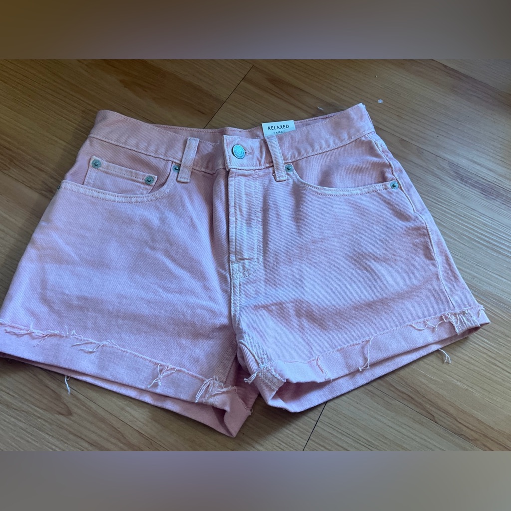 Lucky Brand Pink Denim Relaxed Short